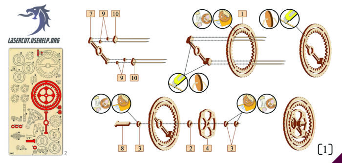 Инструкция Макет Велосипед в стиле стимпанк из фанеры