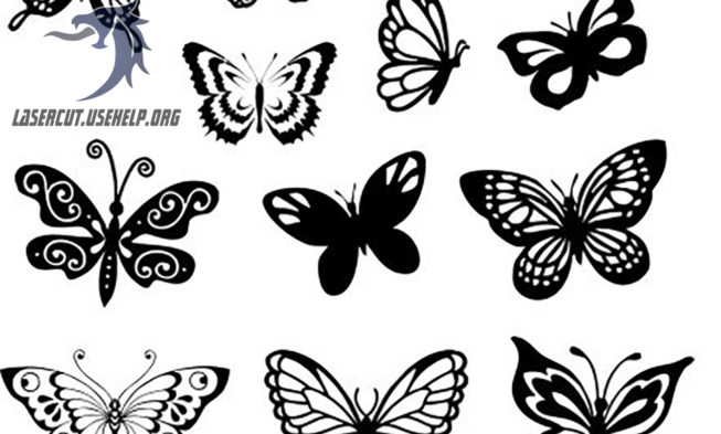 Шаблоны бабочек для вырезания (100 фото)