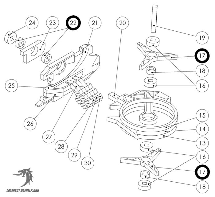 Инструкция Макет AT-99 Скорпион из фанеры