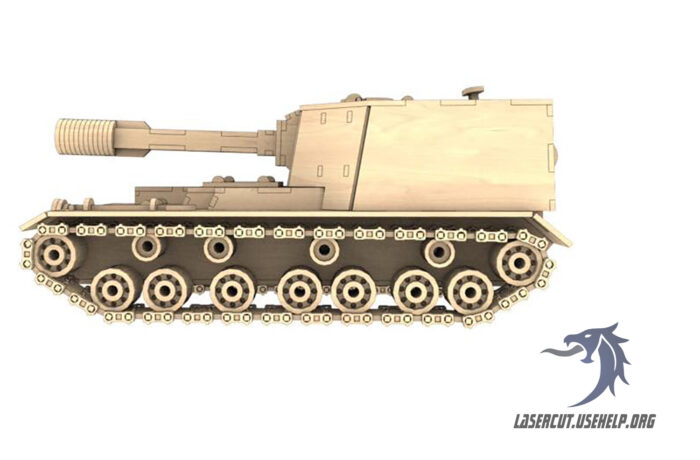 Макет танк Сау из фанеры